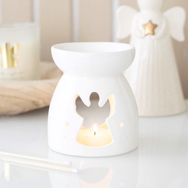 Angel Cut Out Oil Burner & Wax Melt Burner