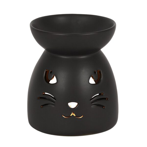 Black Cat Cut Out Oil Burner & Wax Melt Burner