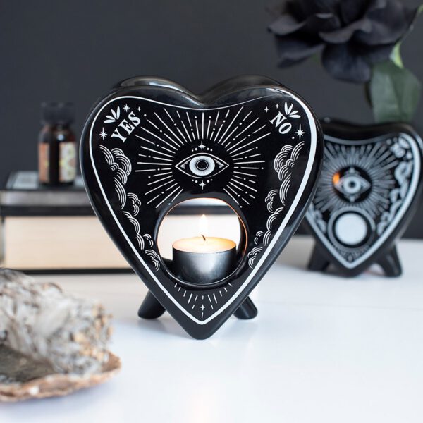 Black Planchette Oil Burner & Wax Melt Burner