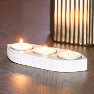 Geometric Triple Tea Light Holder