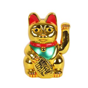 Gold Lucky Cat – 6 Inch