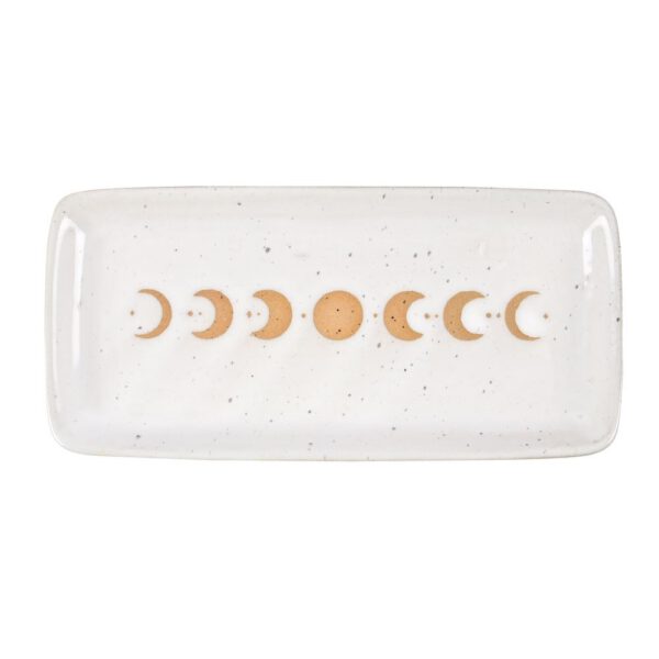Moon Phase Ceramic Trinket Tray – 17cm