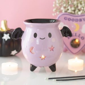 Pastel Bat Brew Cauldron Oil Burner & Wax Melt Burner