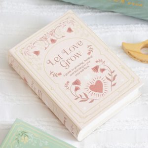 Pink Book Shaped Storage Box
