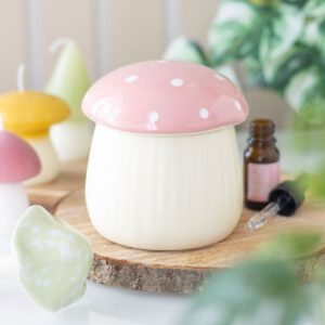 Pink Mushroom Oil Burner & Wax Melt Burner