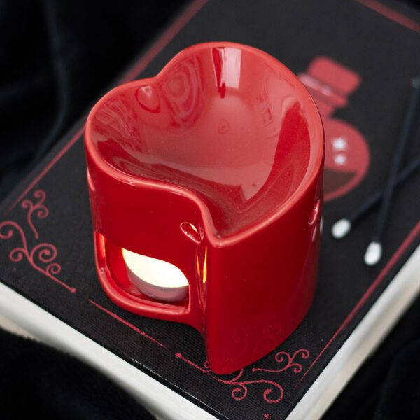 Red Heart Oil Burner & Wax Melt Burner