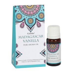 Set of 12 Goloka Madagascar Vanilla Fragrance Oils