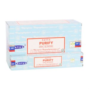 Set of 12 Purify Incense Sticks by Satya (12/50)