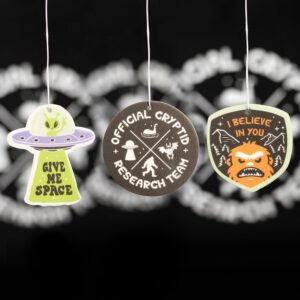Set of 6 Camp Cryptid Scented Air Fresheners