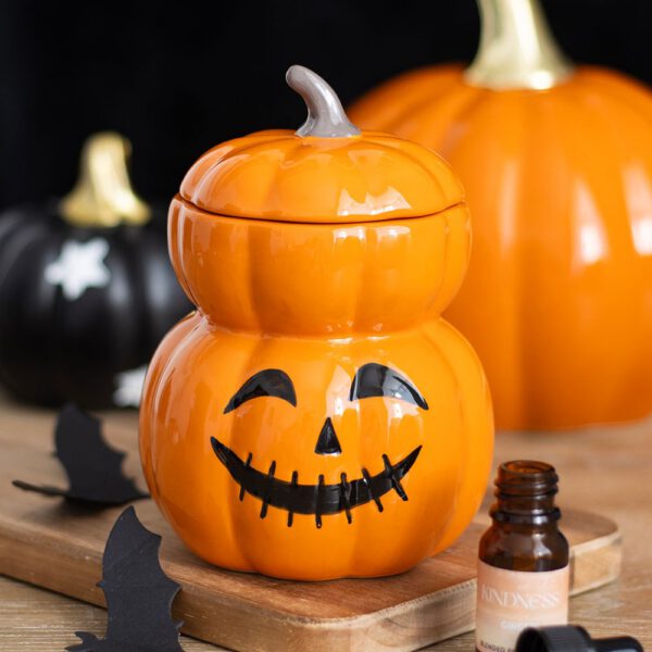 Stacked Pumpkin Oil Burner & Wax Melt Burner