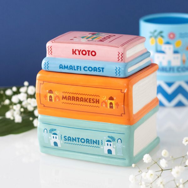 Travel Book Stack Oil Burner & Wax Melt Burner