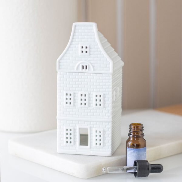 White Nordic House Oil Burner & Wax Melt Burner