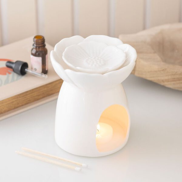 White Peony Oil Burner & Wax Melt Burner