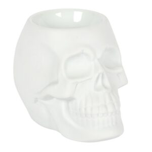 White Skull Oil Burner & Wax Melt Burner