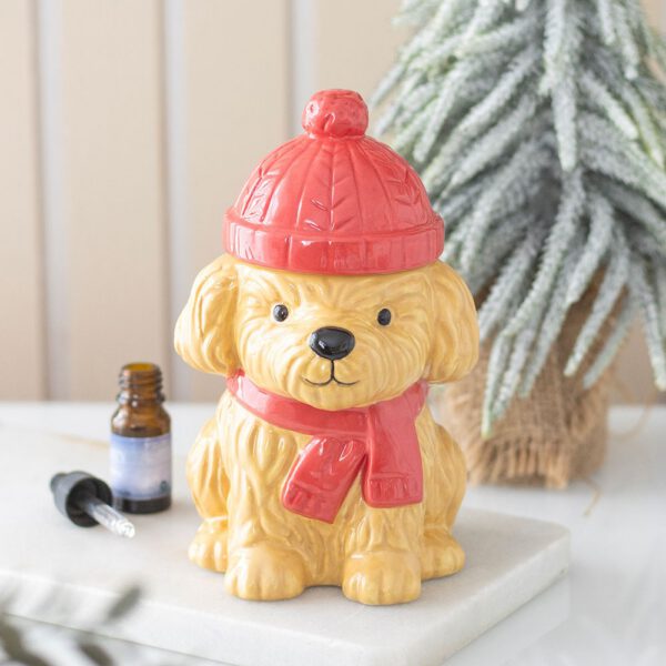 Winter Puppy Oil Burner & Wax Melt Burner