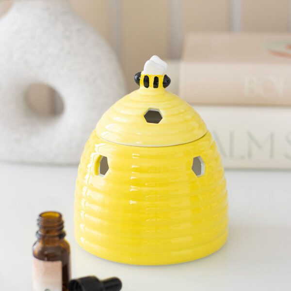 Yellow Beehive Oil Burner & Wax Melt Burner
